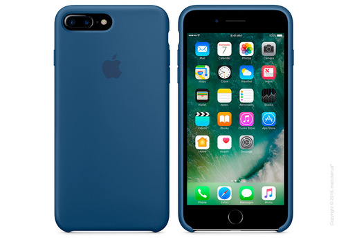 Чехол Apple iPhone 8 Plus/7 Plus Silicone Case, Ocean Blue Copy