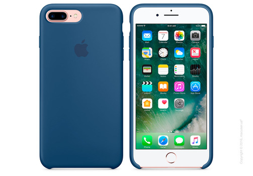 Чехол Apple iPhone 8 Plus/7 Plus Silicone Case, Ocean Blue Copy