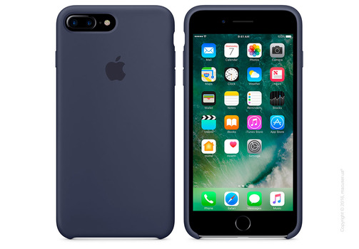 Чехол Apple iPhone 8 Plus/7 Plus Silicone Case, Midnight Blue Copy