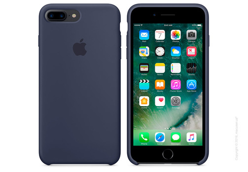 Чехол Apple iPhone 8 Plus/7 Plus Silicone Case, Midnight Blue Copy