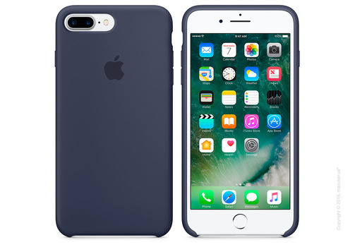 Чехол Apple iPhone 8 Plus/7 Plus Silicone Case, Midnight Blue Copy