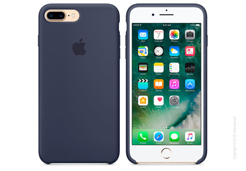 Чехол Apple iPhone 8 Plus/7 Plus Silicone Case, Midnight Blue Copy