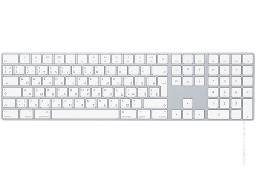 Клавиатура Apple Magic Keyboard with Numeric Keypad RUS – Silver