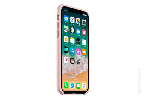 Чехол iPhone X Silicone Case - Pink Sand Copy