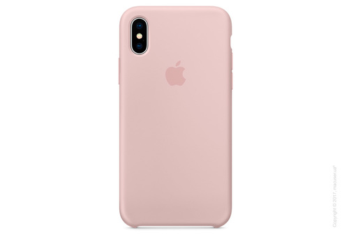 Чехол iPhone X Silicone Case - Pink Sand Copy
