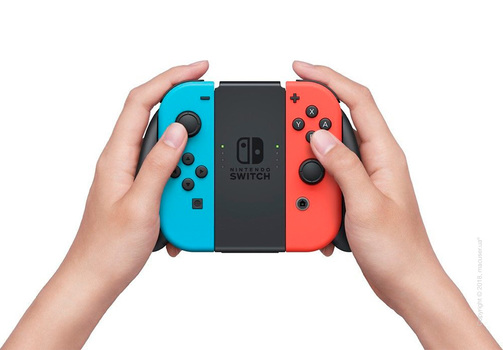 Игровая консоль Nintendo Switch - Neon Red/Neon Blue Joy-Con V2