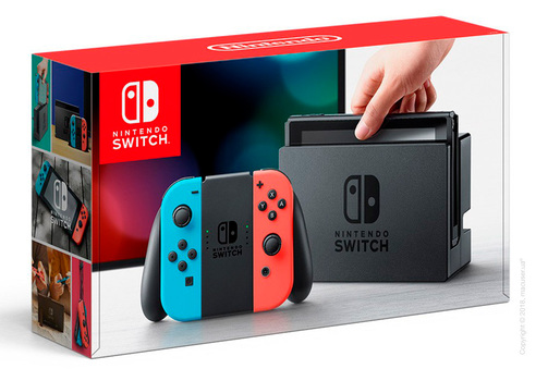 Игровая консоль Nintendo Switch - Neon Red/Neon Blue Joy-Con V2
