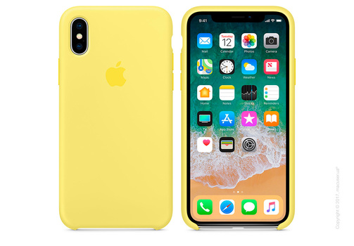 Чехол iPhone X Silicone Case - Lemonade Copy