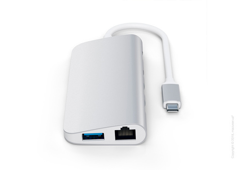 Адаптер Satechi Aluminium Type-C Multimedia Adapter Silver