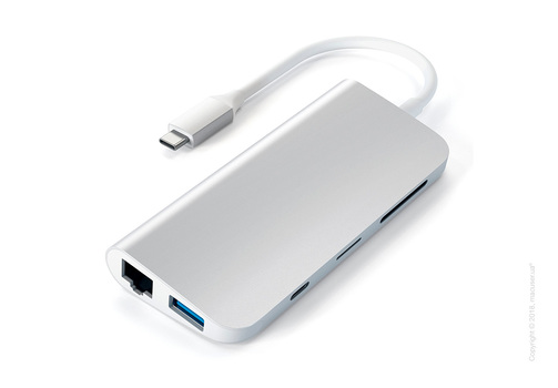 Адаптер Satechi Aluminium Type-C Multimedia Adapter Silver