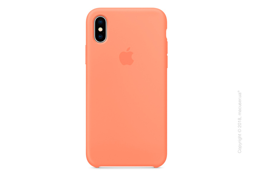 Чехол Apple iPhone X Silicone Case - Peach Copy
