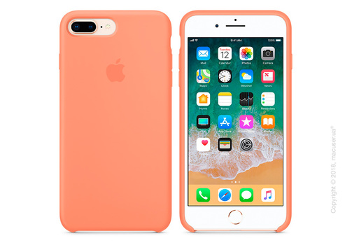 Чехол Apple iPhone 8 Plus/7 Plus Silicone Case - Peach Copy