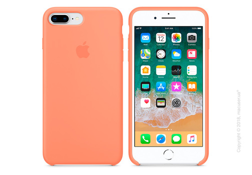 Чехол Apple iPhone 8 Plus/7 Plus Silicone Case - Peach Copy