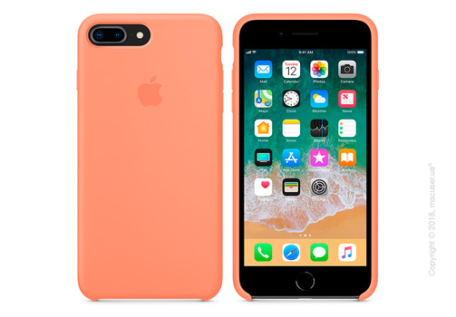 Чехол Apple iPhone 8 Plus/7 Plus Silicone Case - Peach Copy