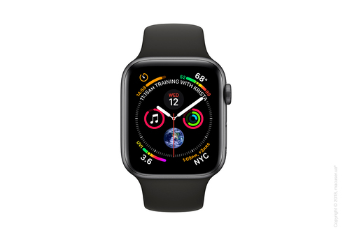 Apple Watch Series 4 GPS 40mm Space Gray Aluminum Case with Black Sport Band