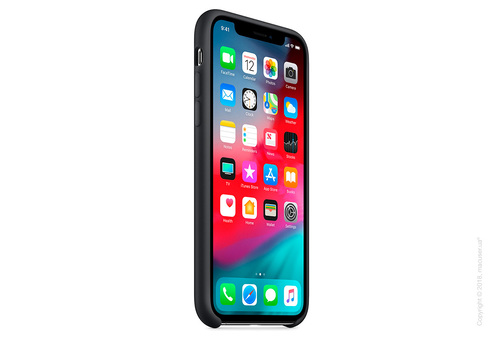 iPhone Xs Silicone Case - Black Copy
