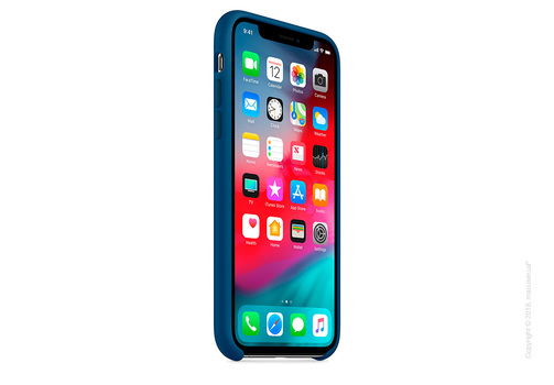 iPhone Xs Max Silicone Case - Blue Horizon Copy