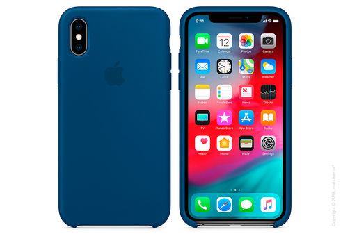 iPhone Xs Max Silicone Case - Blue Horizon Copy