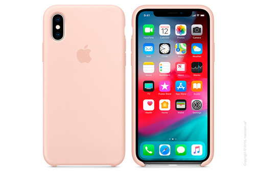 iPhone Xs Max Silicone Case - Pink Sand Copy