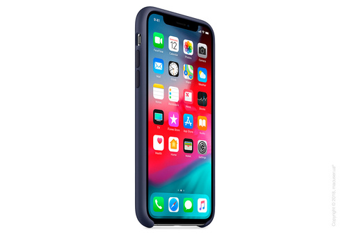 iPhone Xs Max Silicone Case - Midnight Blue Copy