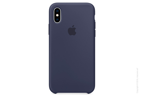 iPhone Xs Max Silicone Case - Midnight Blue Copy