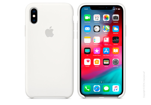 iPhone Xs Max Silicone Case - White Copy