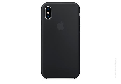 iPhone Xs Max Silicone Case - Black Copy