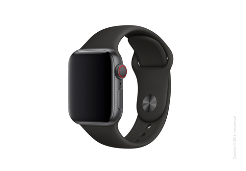 Спортивный ремешок Apple 40mm Black Sport Band - S/M & M/L