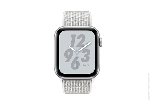 Apple Watch Series 4 GPS 44mm Silver Aluminum Case with Summit White Nike Sport Loop