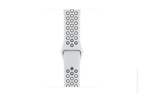 Apple Watch Series 4 GPS + Cellular 44mm Silver Aluminum Case with Pure Platinum/Black Nike Sport Band