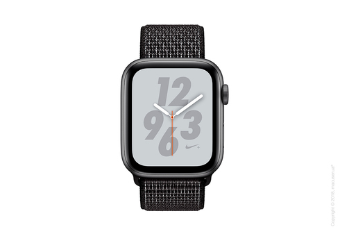 Apple Watch Series 4 GPS + Cellular 40mm Space Gray Aluminum Case with Black Nike Sport Loop