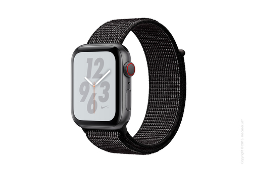 Apple Watch Series 4 GPS + Cellular 40mm Space Gray Aluminum Case with Black Nike Sport Loop