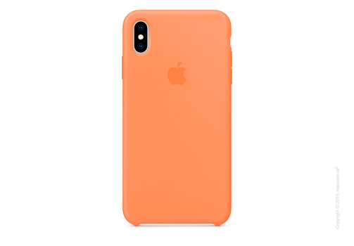 iPhone Xs Silicone Case - Papaya