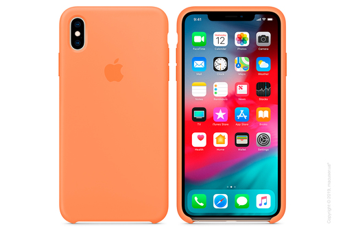 iPhone Xs Max Silicone Case - Papaya Copy