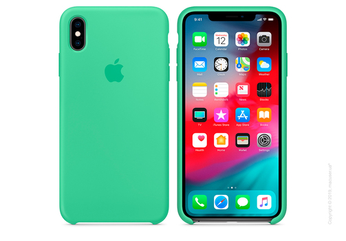 iPhone Xs Max Silicone Case - Spearmint Copy
