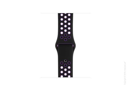 Спортивный ремешок Apple 40mm Black/Hyper Grape Nike Sport Band – S/M & M/L