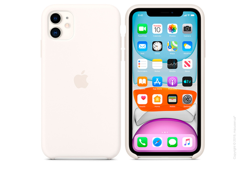 iPhone 11 Silicone Case - White Copy