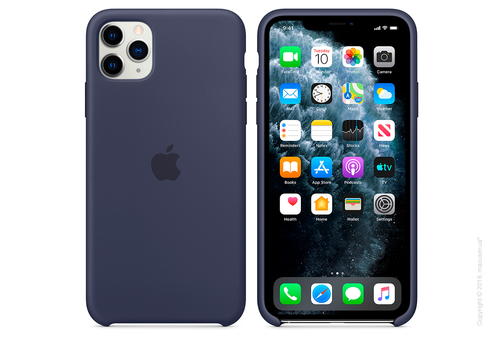 iPhone 11 Pro Silicone Case - Midnight Blue Copy