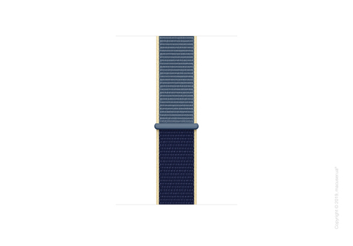 Apple Watch Edition GPS + Cellular, 44mm White Ceramic Case with Alaskan Blue Sport Loop
