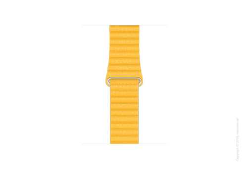 Apple Watch Edition GPS + Cellular, 44mm White Ceramic Case with Meyer Lemon Leather Loop