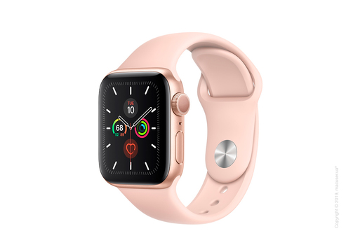 Apple Watch Series 5 GPS, 40mm Gold Aluminum Case with Pink Sand Sport Band