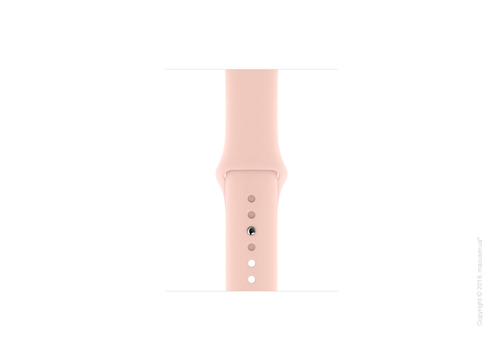Apple Watch Series 5 GPS + Cellular, 40mm Space Black Stainless Steel Case with Pink Sand Sport Band