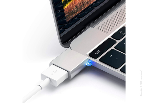 Адаптер Satechi Aluminum Type-C to USB 3.0 Adapter Silver