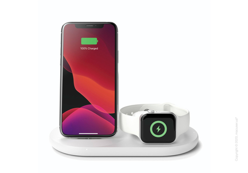 Belkin 3-in-1 Wireless Pad/Stand/Apple Watch White