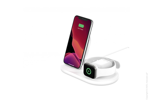 Belkin 3-in-1 Wireless Pad/Stand/Apple Watch White