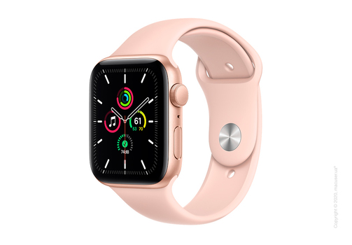 Apple Watch SE GPS 44mm Gold Aluminum Case with Pink Sand Sport Band