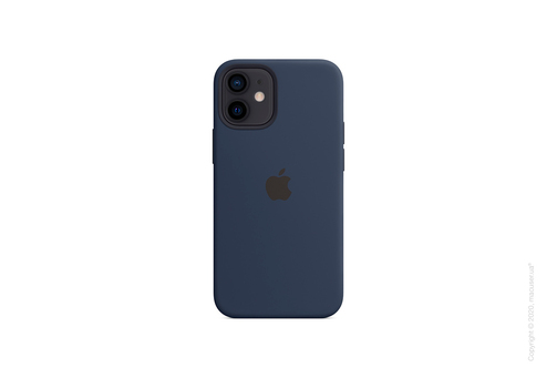 Чехол iPhone 12 mini Silicone Case with MagSafe - Deep Navy Copy