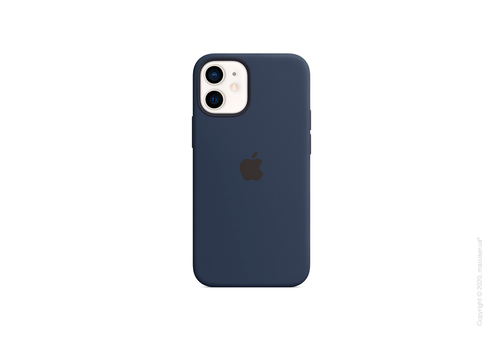 Чехол iPhone 12 mini Silicone Case with MagSafe - Deep Navy Copy