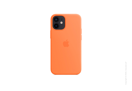 Чехол iPhone 12 mini Silicone Case with MagSafe - Kumquat Copy