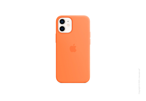 Чехол iPhone 12 mini Silicone Case with MagSafe - Kumquat Copy